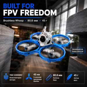 Квадрокоптер BETAFPV Meteor75 Pro FPV Kit RTF — FPV-дрон із камерою C03, VTX 5.8 ГГц 400 мВт, відеопередачею до 400 м, окулярами VR03 та пультом LiteRadio 2 SE ELRS 2.4G, до 6 хвилин польоту. Photo 3